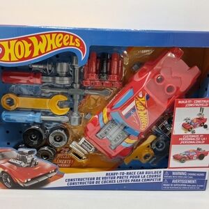 Hot Wheels Red Car Construction Set